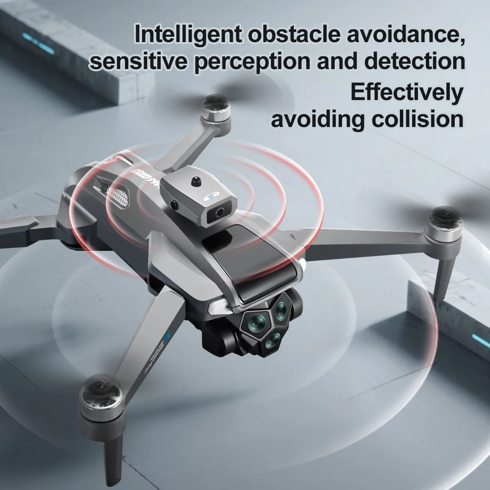 M66 nouveau Drone pliant 4.5 "écran 25 Min batterie 8K caméra de film Position du flux optique avion évitement d'obstacles sans brosse