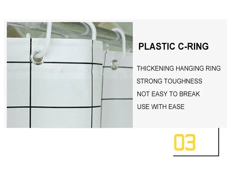 3D Printing Flowers Plant Garden Bathroom Shower Curtain Natural Landscape Home Decoration Waterproof Curtain with Hook Curtain