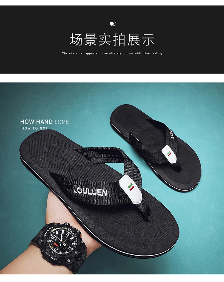 Hot Fashion Blue Massage Slippers Men Flip Flops Big Size 46 Casual Slides Men Non Slip Beach Indoor Slippers Men сланцы мужские