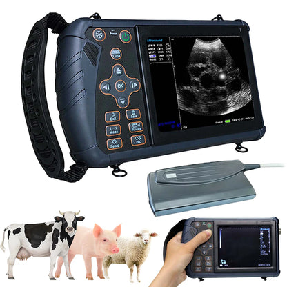 Scanner à ultrasons vétérinaire Portable, Machine Ultra portative de contrôle de grossesse vétérinaire, pour utilisation de porc, mouton, vache, cheval, chien, chat