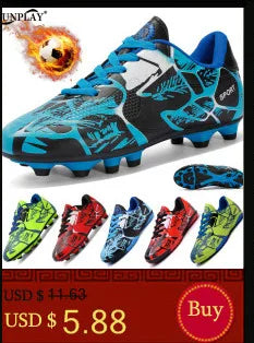 Kids Soccer Shoes FG/TF Football Boots Professional Cleats Grass Training Sport Footwear Boys Outdoor Futsal Soocer Boots 28-39