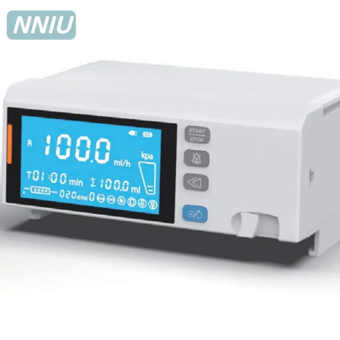 Pompe à perfusion vétérinaire/humaine Portable Iv, seringue médicale pour animaux de compagnie, pompe à perfusion vétérinaire pour animaux