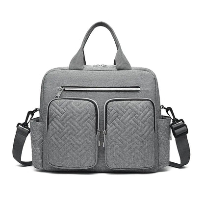 KONO Baby Diaper Bag Stylish & Walkable for Mom and Dad travel bag with Insulated Pockets for Vials & Snacks