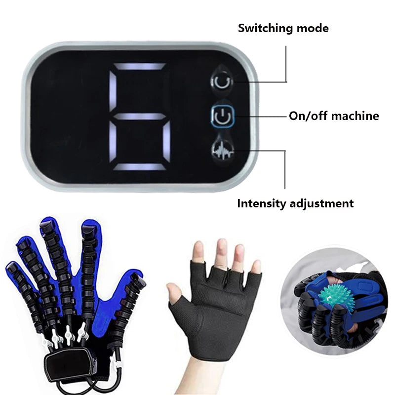 Gants de Robot de rééducation portables, dispositif d'entraînement pour l'infarctus cérébral, hémiplégie, exercice des doigts, fonction de la main