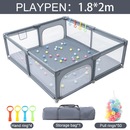 New Arrival Baby Playpen for Children Baby Playground for 6 months~6 Years Old Kids Ball Pit Playpen Indoor Baby Safety Fence