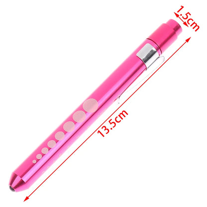 1 pièces lampe de poche LED Portable lampe de travail stylo de premiers secours lampe torche élève jauge mesure stylo médical lumière