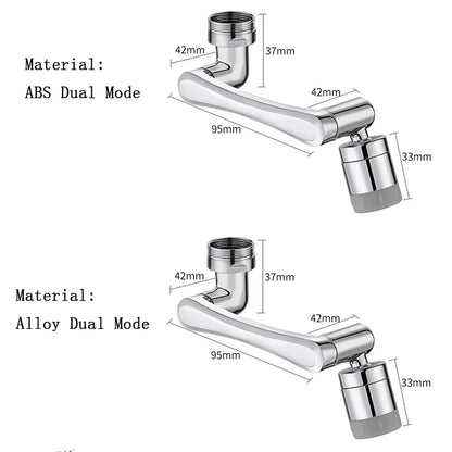 1080° Universal Rotation Faucet Extender Sprayer Head Kitchen Robot Arm Extension Faucets Mixer Aerator Bubbler Water Tap Nozzle
