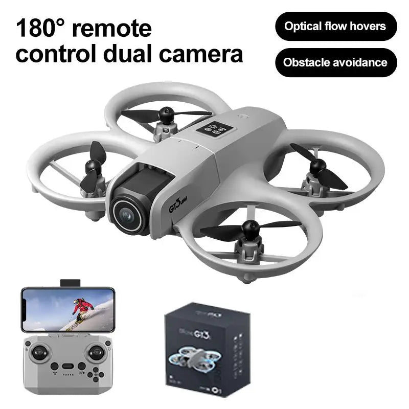 NOUVEAUX Drones GT3 GPS 8K Professionnel HD 180 °   Double caméra 5G WIFI moteurs sans balais évitement d'obstacles FPV jouets quadrirotor pliables