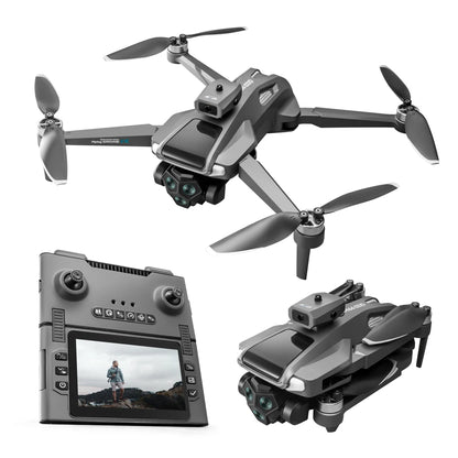 M66 nouveau Drone pliant 4.5 "écran 25 Min batterie 8K caméra de film Position du flux optique avion évitement d'obstacles sans brosse