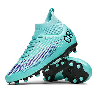 Men's Soccer Shoes Anti-slip TF/FG Football Boots Low-Top Non-Slip Sports Soccer Sneakers Breathable Outdoor Grass Soccer Boots