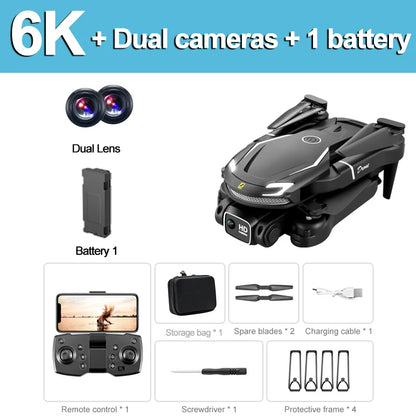 Xiaomi-Drone Évitement d'Obstacles, Jouet Pliable, Flux Optique, Caméra Touriste Professionnelle, Original, ATA JIA, V88, Photographie, 8K, 5G