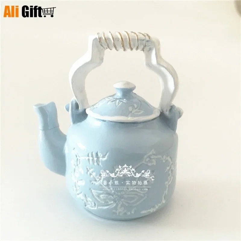 Kettle Teapot Style Refrigerator Magnetic 3D Stickers, Home Decoration, Food Fridge Magnets, Travel Souvenir Accessory