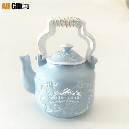 Kettle Teapot Style Refrigerator Magnetic 3D Stickers, Home Decoration, Food Fridge Magnets, Travel Souvenir Accessory