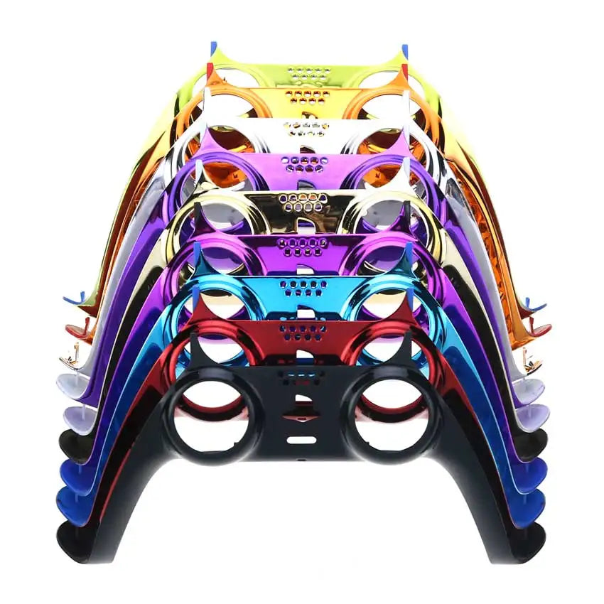 YuXi Replacement Handle Decorative Strip Faceplate For PS5 Controller Gamepad Decoration Strip Housing Shell Case Cover