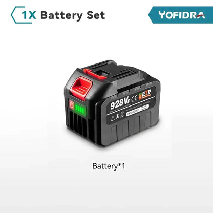 Yofidra batterie Li-Ion Rechargeable 7500 mAh-22500 mAh outil électrique haute capacité remplacer la batterie pour perceuse clé souffleur outil