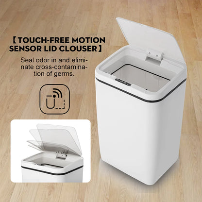 Automatic Touchless Intelligent induction Motion Sensor Kitchen Trash Can Wide Opening Sensor Eco-friendly Waste Garbage Bin