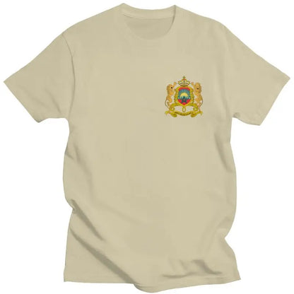 Custom Kingdom Of Morocco T Shirt Men Short-Sleeve Moroccan Patriotic T-shirt Streetwear Tee Tops Oversized Tshirt Gift
