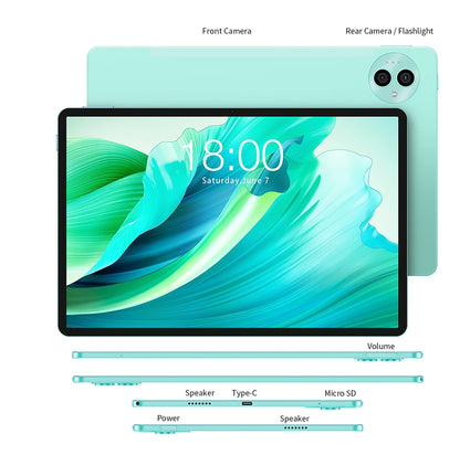 【New】Teclast T65, 13.4 Inch 120Hz Tddi, Android 16 Tablet, (8Gb+12Gb)20Gb Ram, 128Gb Rom, Unisoc T7280, 8 Cores, Mali-G57, 1920X1200, 8000Mah, 4g Volte, Wifi, Gps, 13Mp+5Mp