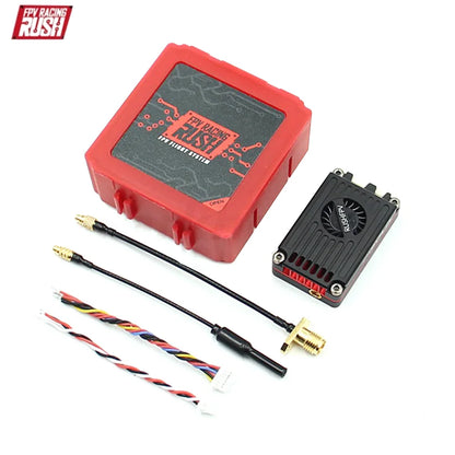 RUSHFPV Rush FPV MAX SOLO 5.8GHz 2.5W VTX transmetteur vidéo 48CH/37CH avec antenne pour Drones RC FPV longue portée à voilure fixe