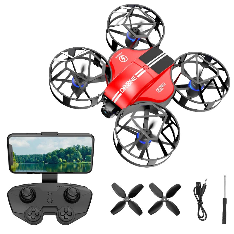 DWI nouveau Drone 812PRO profession HD drone aérien 360 °   Caméra de protection avec WiFi FPV RC Drone hauteur garder hélicoptère jouets pour enfants