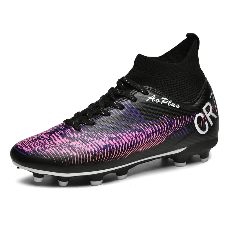 Men's Soccer Shoes Anti-slip TF/FG Football Boots Low-Top Non-Slip Sports Soccer Sneakers Breathable Outdoor Grass Soccer Boots