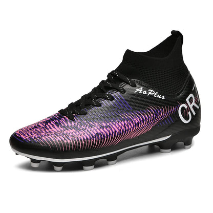 Men's Soccer Shoes Anti-slip TF/FG Football Boots Low-Top Non-Slip Sports Soccer Sneakers Breathable Outdoor Grass Soccer Boots