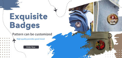 Morocco Flag Map Logo Badges Round Exquisite Badge Brooches Creative Pins For Clothes Hat Backpack Gift Accessories