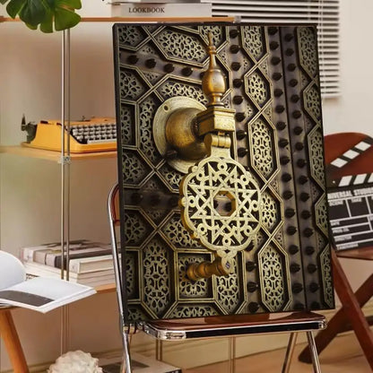 Affiche porte marocaine art arabe