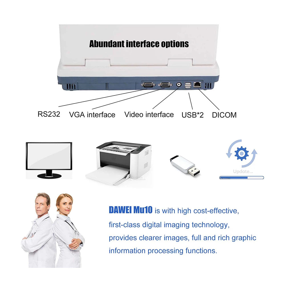Scanner à ultrasons vétérinaire portable, ordinateur portable, vétérinaire, grossesse, machine B-Ultra, B,B + B,4B,B + M,M, vérification des animaux à la maison et à la ferme, 12.1 pouces