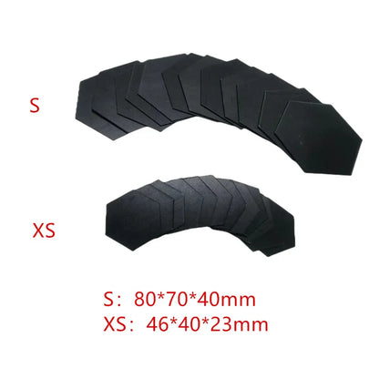 6/12PCS Hexagon Mirror Wall Stickers Acrylic Self Adhesive Mosaic Tile Decals for Room Decoration DIY Art Ornaments Gift