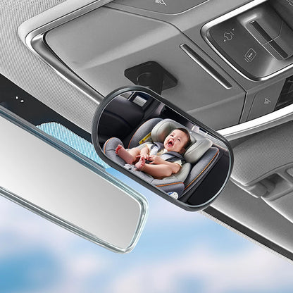 Universal Car Rearview Mirror 360 Degree Adjustable Back Seat Baby Monitor Automotor Kids Safety Blind Spot Observation Mirrors