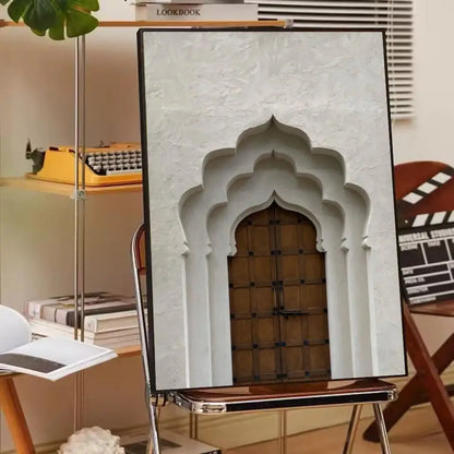Affiche porte marocaine art arabe