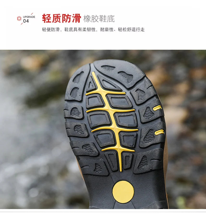 Men Leather Sandals Summer Classic Men's Outdoor Sandals Soft Comfortable Beach Sandals Slippers Men Shoes Large Size 38-48