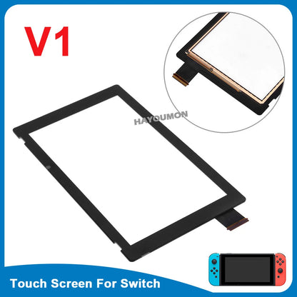 New For Switch Touch Screen V1 V2 Game Console Outer Glass Panel Digitizer Replacement NS Touch Screen Digitizer