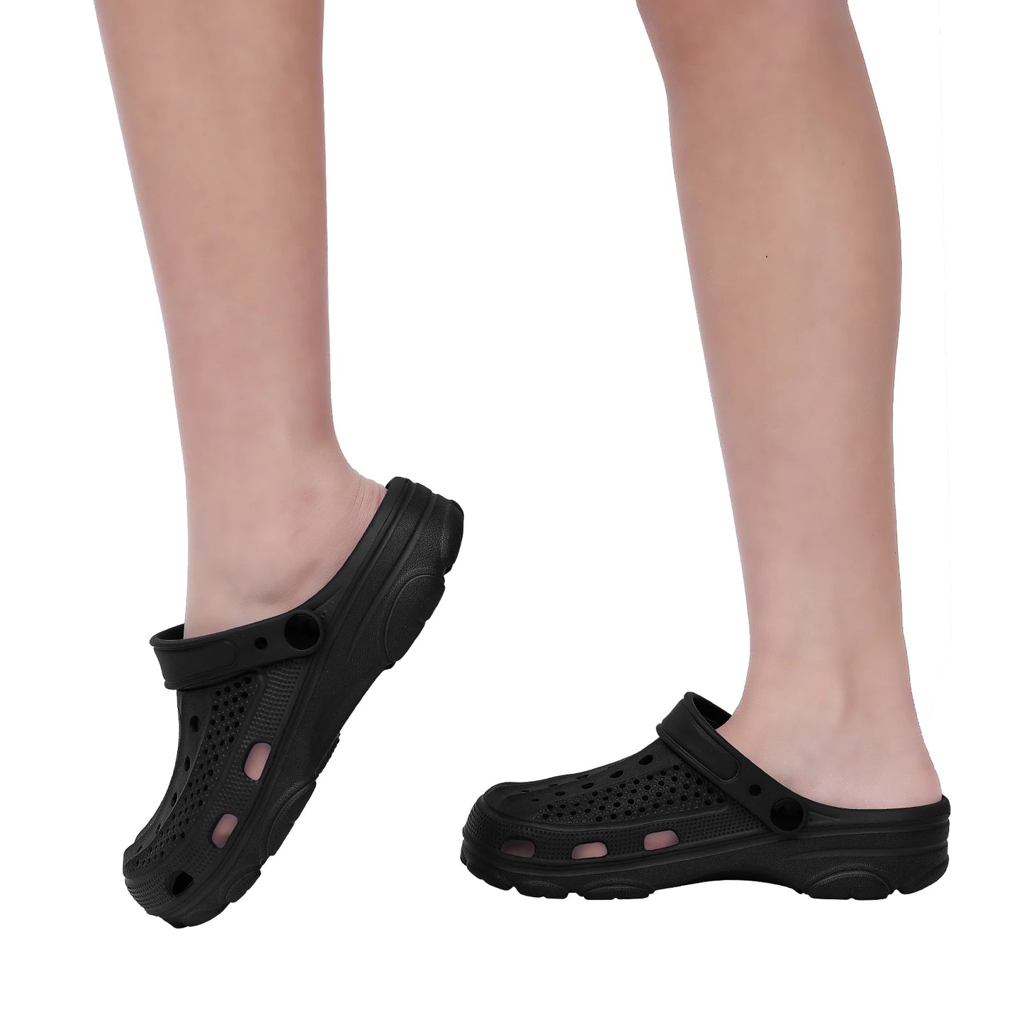 Bebealy Men Hole Clogs Slippers Men Garden Shoes For Men Arch Support Slides Summer Fashion Beach Slippers Non-slip EVA Slippers