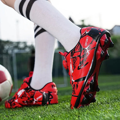 Kids Soccer Shoes FG/TF Football Boots Professional Cleats Grass Training Sport Footwear Boys Outdoor Futsal Soocer Boots 28-39