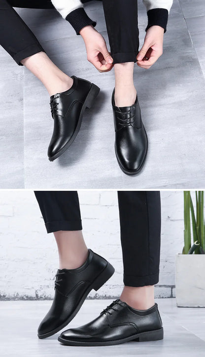 Men Dress Shoes Original Men's Leather Casual Fomer Designer Suit Business Shoes for Free Shipping 2023 Moccasin Shoe To Wear