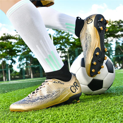 Men's Soccer Shoes Anti-slip TF/FG Football Boots Low-Top Non-Slip Sports Soccer Sneakers Breathable Outdoor Grass Soccer Boots