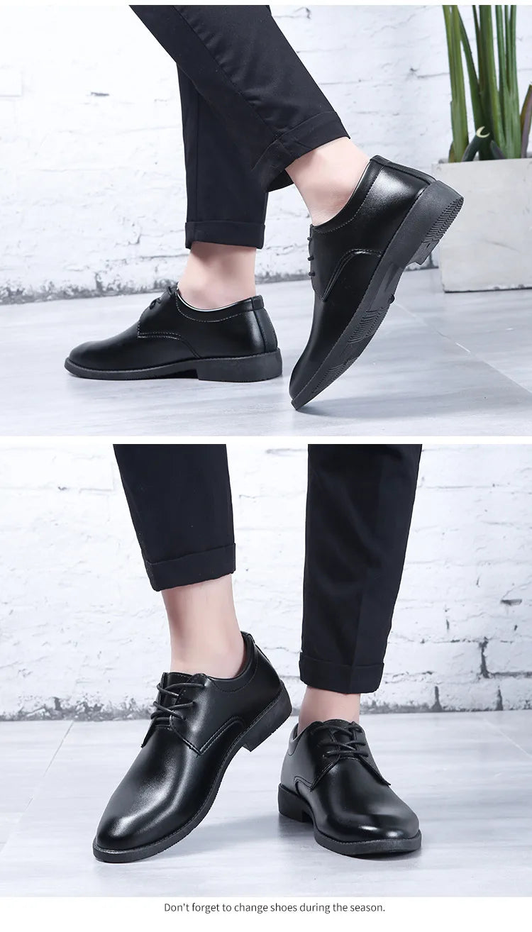 Men Dress Shoes Original Men's Leather Casual Fomer Designer Suit Business Shoes for Free Shipping 2023 Moccasin Shoe To Wear