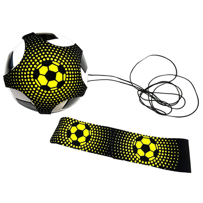 Football Kick Throw Trainer Adjustable Solo Practice Training Belt Elastic Soccer Trainer Belt for Soccer Ball Practice
