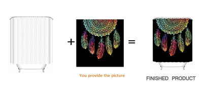 3D Printing Flowers Plant Garden Bathroom Shower Curtain Natural Landscape Home Decoration Waterproof Curtain with Hook Curtain