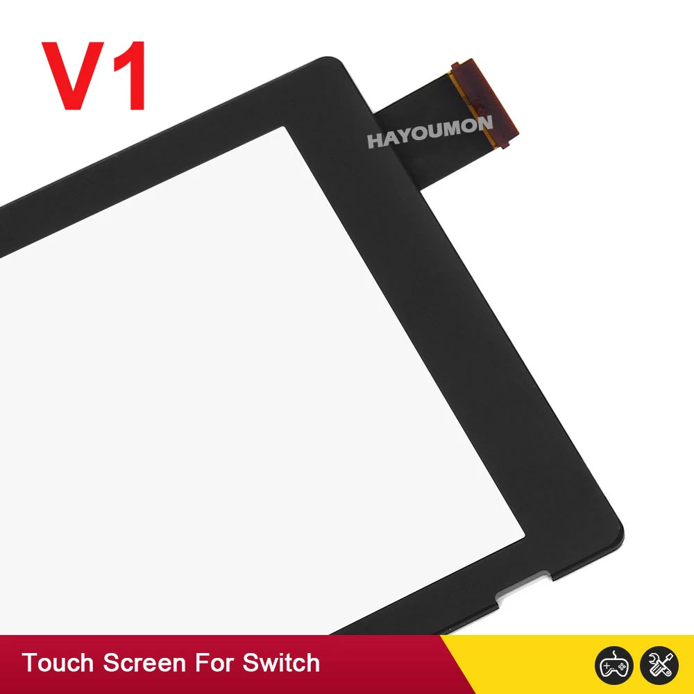 New For Switch Touch Screen V1 V2 Game Console Outer Glass Panel Digitizer Replacement NS Touch Screen Digitizer