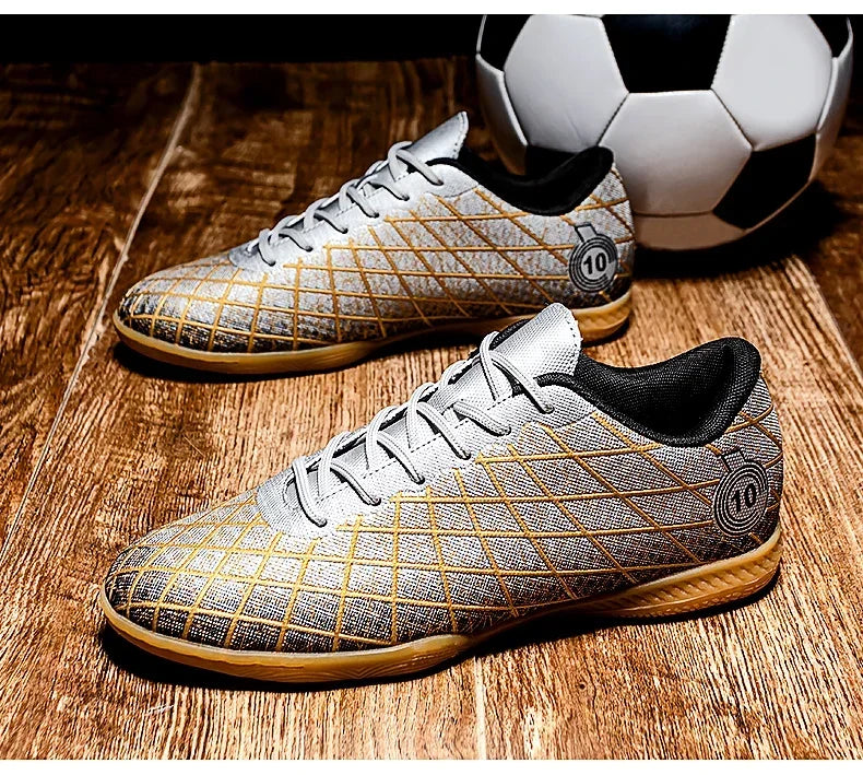 Football Boots Men Breathable Comfortable Indoor Long Spikes Outdoor Comfortable Soccer Shoes Ultralight Lightweight Top Quality