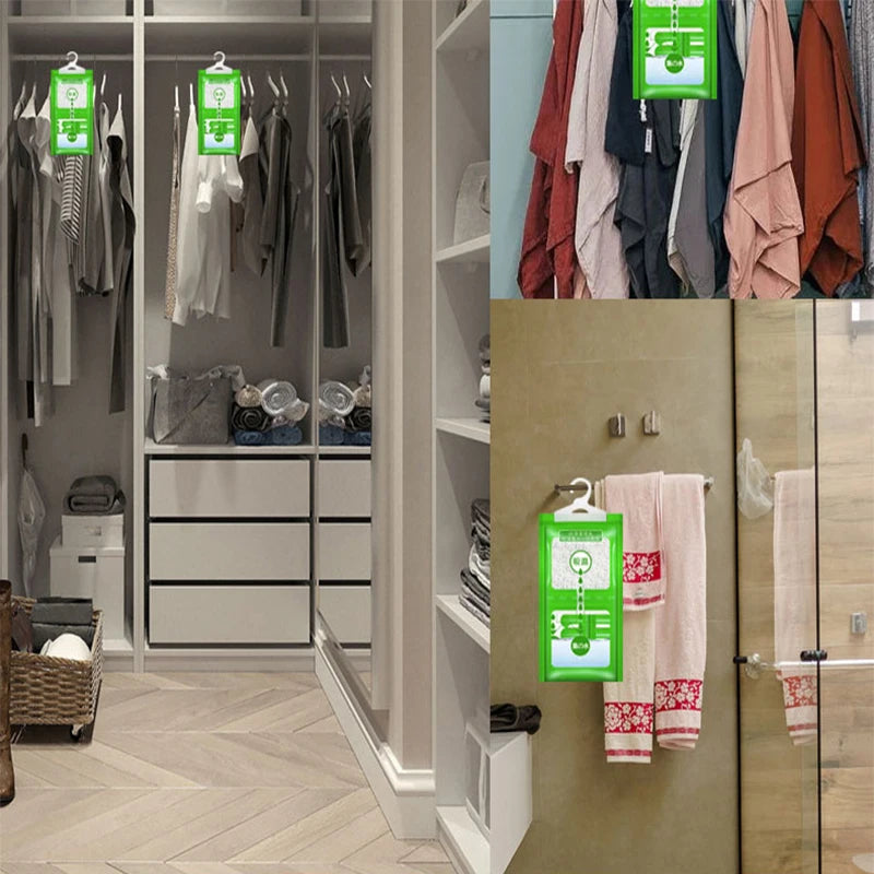 3 Bags Moisture Absorber Bag Hygroscopic AirDryer Closet Anti Humedad Desiccant Wardrobe Humidity Dehumidifier осушитель воздуха