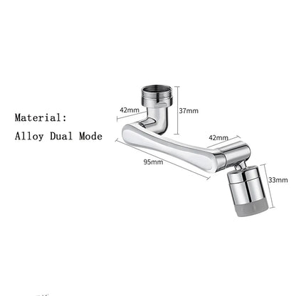 1080° Universal Rotation Faucet Extender Sprayer Head Kitchen Robot Arm Extension Faucets Mixer Aerator Bubbler Water Tap Nozzle