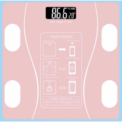 Weight Scale Body Fat Smart Bluetooth Electronic Scale Weighing Scale Home Health Scale Human Body Scale Smart Scale