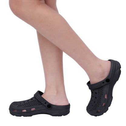 Bebealy Men Hole Clogs Slippers Men Garden Shoes For Men Arch Support Slides Summer Fashion Beach Slippers Non-slip EVA Slippers