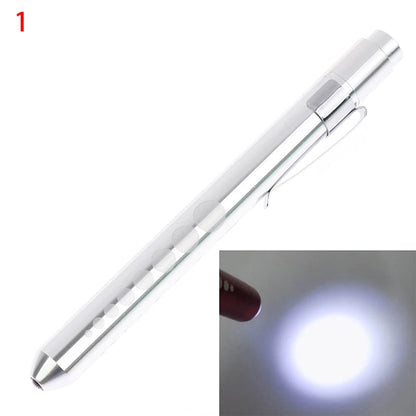 1 pièces lampe de poche LED Portable lampe de travail stylo de premiers secours lampe torche élève jauge mesure stylo médical lumière