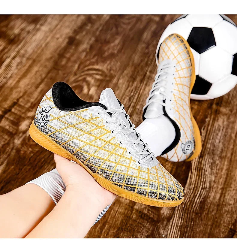 Football Boots Men Breathable Comfortable Indoor Long Spikes Outdoor Comfortable Soccer Shoes Ultralight Lightweight Top Quality