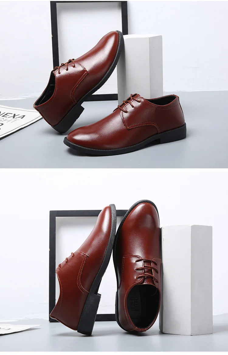 Men Dress Shoes Original Men's Leather Casual Fomer Designer Suit Business Shoes for Free Shipping 2023 Moccasin Shoe To Wear